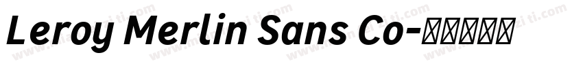 Leroy Merlin Sans Co字体转换